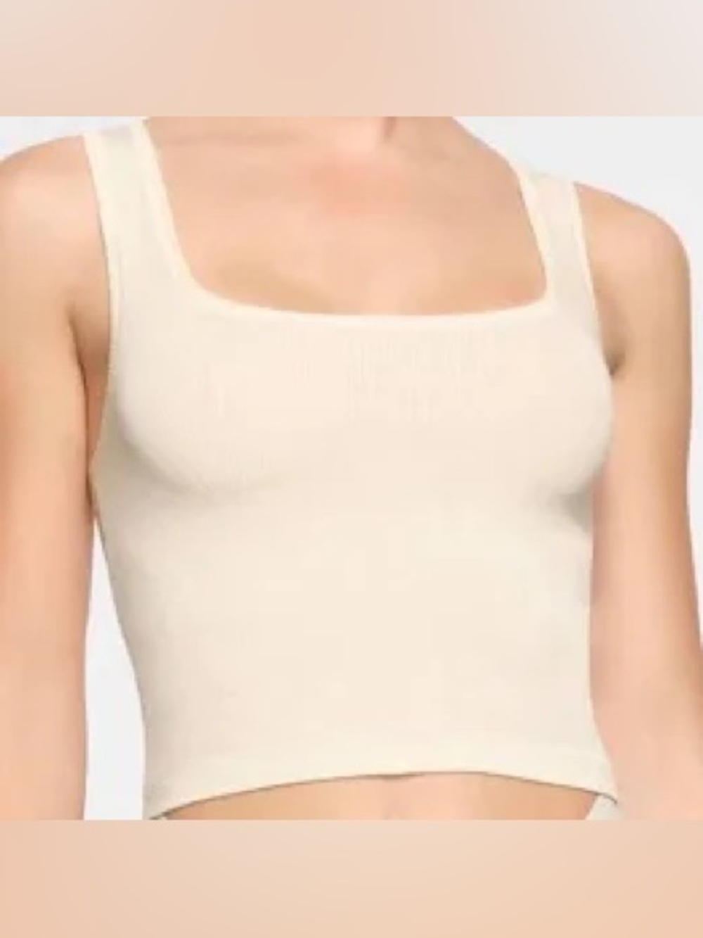 Skims cotton ribbed tank size xs